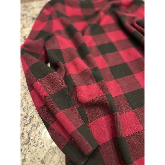 Talbots buffalo plaid merino cardigan size XL - Picture 9 of 10